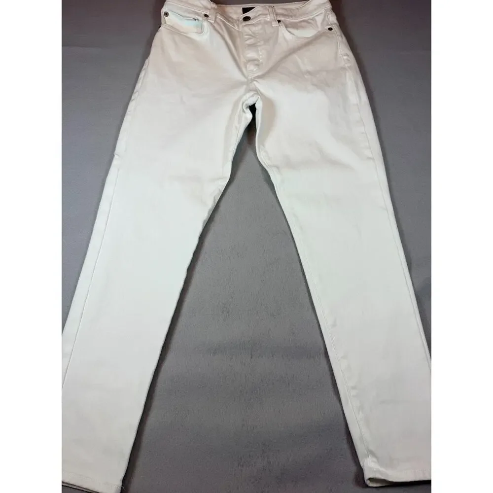 Lauren Ralph Lauren Straight Leg Jeans White Women's Size 6 Classic Denim